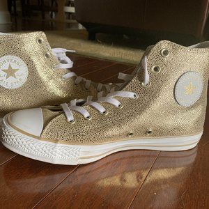 Converse Stingray Metallic GOLD Hi-tops